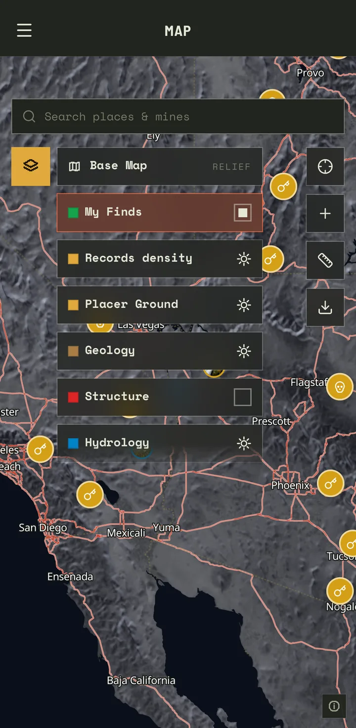 Data layers preview